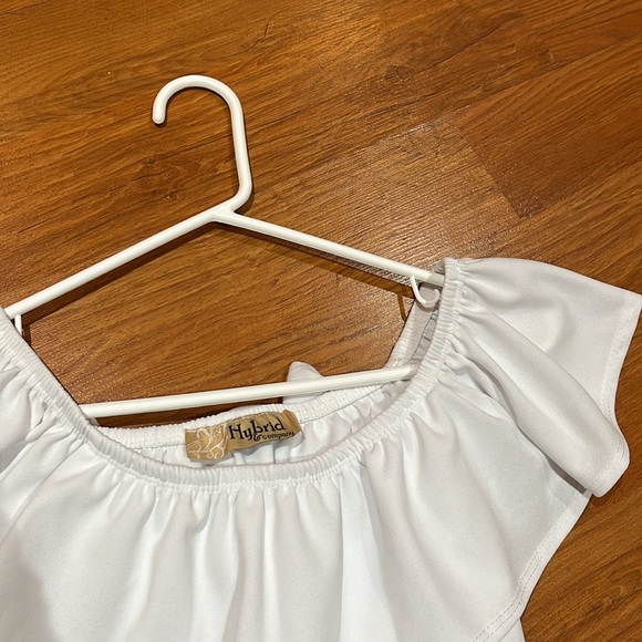 White Ruffle Jumpsuit - Picture 8 of 8